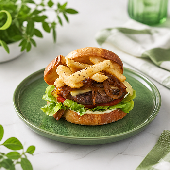 The Fish & Chip Co flame grilled burger in Perth. 